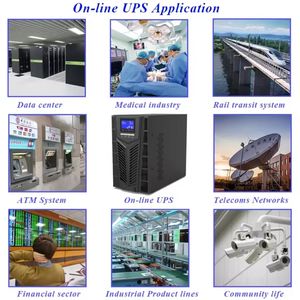 10 Kva 업 220V 110V UPS 순수 사인파 온라인 UPS - Product Image 6