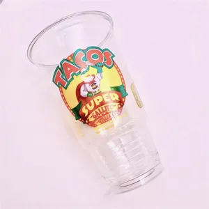 Cold Drink Cups Disposable Plastic Cup 32oz PET Drinking