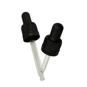 18mm 20mm 22mm damlalık cam pipet ve siyah kauçuk <span class=keywords><strong>Teat</strong></span> siyah sabotaj belirgin kap - Product Image 1