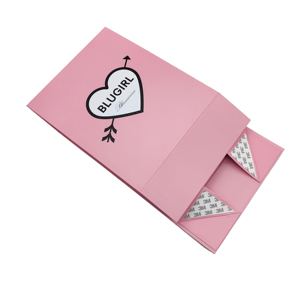 Caja de papel recubierta biodegradable plana plegable OEM caja de embalaje cosmética para el cuidado de la piel caja de embalaje de regalo de San Valentín hecha a mano - Product Image 3