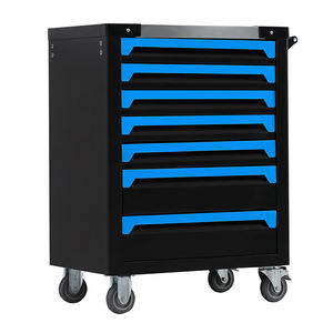 भारी शुल्क स्टील कार्यशाला रोलिंग ट्रॉली उपकरण छाती पहियों गैरेज भंडारण 7 दराज उपकरण गाड़ी बॉक्स रोलर कैबिनेट मजबूत लोड - Product Image 4