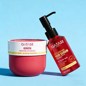 Crème d'infusion à la kératine biologique effet salon, kit de lissage capillaire à domicile, huile d'argan, combat la perte de cheveux, augmente le volume, longue durée - Product Image 6