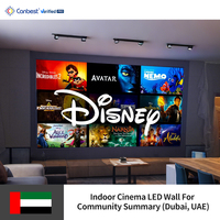Canbest U Cob P1.2 1.25Mm 3600X2025Mm 11.81X6.64Ft Écran d'affichage mural vidéo LED pour cinéma intérieur pour la communauté aux EAU