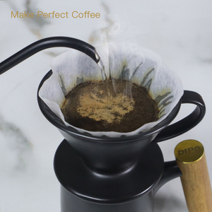 DHPO Venta caliente 600ml Gotero de café de cerámica de alto fuego reutilizable Mango de cerámica cómodo Producto caliente Filtros de café - Product Image 3