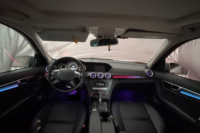 (W204) Lumière d'ambiance dynamique RGB pour Mercedes Benz W204 Classe C 2008-2014, éclairage LED intérieur de voiture avec contrôle par application