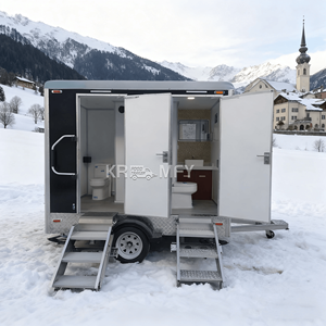 Salle de bain de luxe Toilettes Camping Outdoor Vip Mobile Trailer Toilettes portables Location - Product Image 1