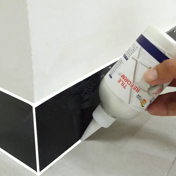 Hoge Sterkte Waterdichte Witte Vloer Epoxy Gap Beauty Grout Siliconenkit Voor Tegelhervorming