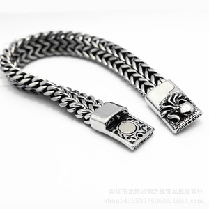 yunnique Stylish Men's Stainless Steel Octopus <b>Bracelet</b> Magnetic Clasp Unisex Gift Jewelry - Product Image 4
