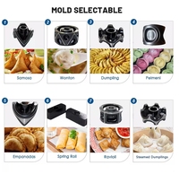 Grande Mini Machine à Pain Automatique pour Pierogi Pelmeni Wonton Samosa Rouleau de Printemps Boulette Haute Productivité jusqu'à 9000 Pcs/H