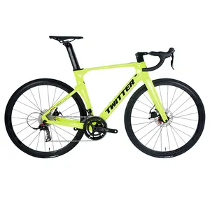 Twitter дорожный велосипед, карбоновый велосипед R10, дисковый тормоз RS, 22 скорости, профессиональный дорожный велосипед, распродажа, 700C, велосипед, дешевый карбоновый дорожный велосипед