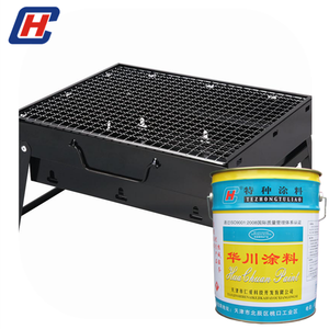 600 gradi Silicio Organico Asciugatura Ad Aria Ad Alta Temperatura <span class=keywords><strong>Resistente</strong></span> <span class=keywords><strong>Al</strong></span> <span class=keywords><strong>Calore</strong></span> <span class=keywords><strong>Vernice</strong></span> Per BARBECUE Griglia di Colore Nero - Product Image 4