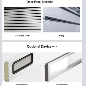 <span class=keywords><strong>Porte</strong></span> rapide automatique à enroulement rapide, moderne, robuste, turbo, isolée thermiquement, en aluminium, sur mesure pour atelier et entrepôt - Product Image 3