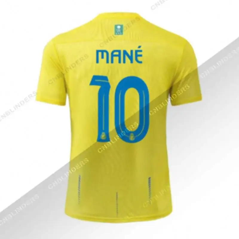2023 24 Al Nassr Soccer Jersey Ronaldo Marcelo Brozovic Mane home away third Youth Kid kits Uniform Football shirt Otavio