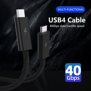 Cavo USB <span class=keywords><strong>C</strong></span> PD Intrecciato in Nylon Thunderbolt4 Tipo <span class=keywords><strong>C</strong></span> per Ricarica Rapida PD240W 40Gbps per Fotocamera e Computer - Product Image 4