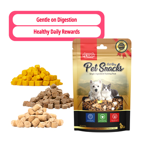 Muestras Gratis, MOQ Flexible, Golosinas Liofilizadas para Mascotas, Texturas y Sabores Altamente Personalizables, Fórmulas Funcionales, Golosinas para Perros y Gatos - Product Image 1