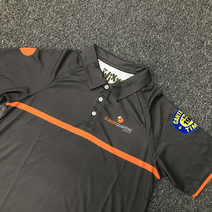 Polos de hombre Boxy Fit con logotipo impreso personalizado OEM - Product Image 5