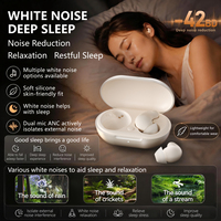 Auriculares inalámbricos TWS estéreo de alta fidelidad con ruido blanco para dormir profundamente, intrauditivos, Bluetooth, cómodos, sin presión, para dormir.
