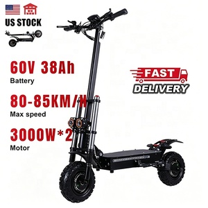 60V High Speed Fast Dual Motor <b>E</b> <b>Scooter</b> for Adults-150kg Load Capacity Lithium Aluminum Frame Electronic Control - Product Image 2