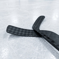 Bâton de hockey sur glace en fibre de carbone moulé d'une seule pièce pour usage senior/jeunesse