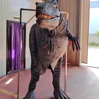Neue Dinosaurier Requisiten animatronic versteckte Beine Dinosaurier Kostüm Modell VelociRaptor Kostüm Verkauf für Erwachsene