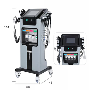 Black Pearl 8 en 1 Jet d'oxygène Aqua Peel Machine galvanique faciale eau Hydra Dermabrasion Microdermabrasion Machine faciale - Product Image 4