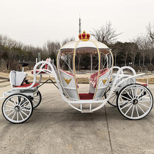 热销金属灰姑娘婚礼马车圣诞南瓜设计款，由制造商特制运输 - Product Image 2