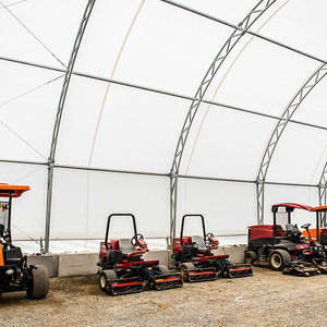 12X36M OEM/ODM 100-150kmH Gió Tải Nhựa Đổ Nơi Trú Ẩn Lều Cho Du Lịch Kết Cấu Thép Hangar Để Bán - Product Image 6