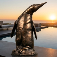 Sculpture sur mesure en bronze massif de pieuvre - Art animalier marin sur mesure, livraison mondiale, cadeau pour la Fête Nationale et les anniversaires