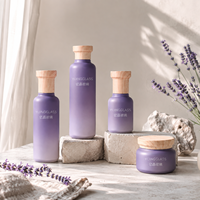 Bouteilles en verre et pots à crème de haute qualité 50g 40ml 100ml 120ml Emballage pour soins de la peau Vaporisateur à pompe rhomboïde OEM ODM Logo personnalisé