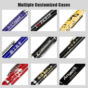 कस्टम बॉलपॉइंट पेन लोगो लक्जरी धातु बॉलपॉइंट पेन होटल व्यापार उपहार - Product Image 6