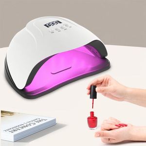 Lampe UV portable 2025 à succès, 180W haute puissance, LED lumière rouge, machine de manucure professionnelle avec prises US/EU pour femmes - Product Image 5