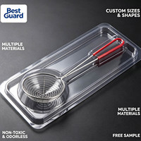 Emballage en blister personnalisé pour passoire de cuisine, coque en plastique PVC transparent