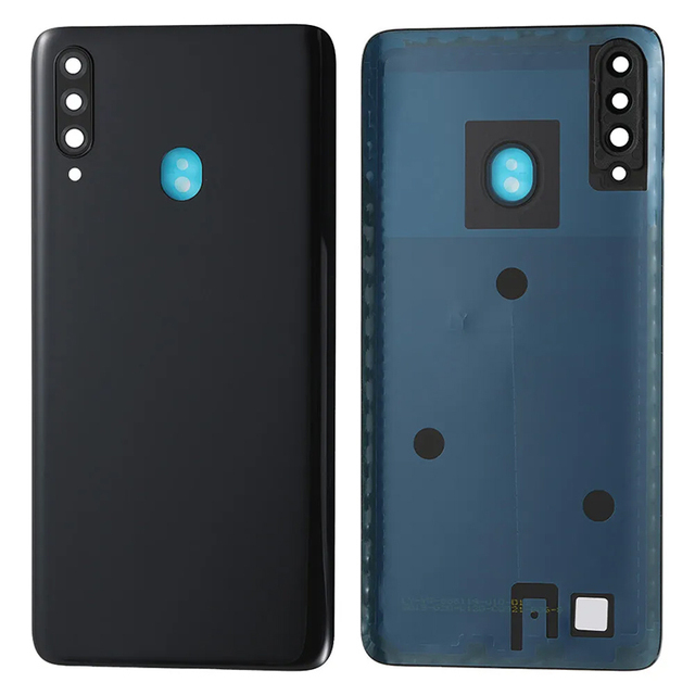 Cell Phone Replacement Battery Cover Back Housing+Rear Camera Lens for Samsung Galaxy A20s SM-A207