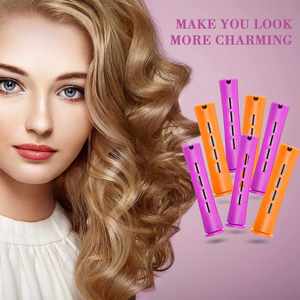 Rizadores de Pelo para Salón de Belleza, Rodillos para Permanente en Frío, 100 Piezas/Juego, 5 Tamaños, Plástico - Product Image 3