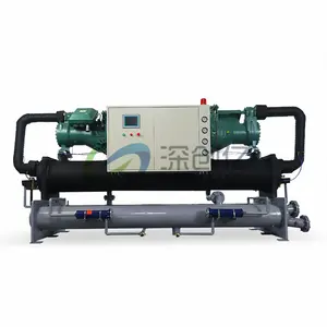 Máquina de refrigeración del compresor Bitzer DE LA UNIDAD doble 960kW 270 toneladas Enfriador refrigerado por agua de enfriamiento del proceso industrial