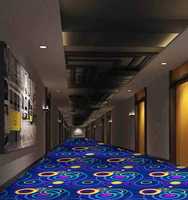 Tapis en polyester imprimé style oriental, antidérapant, pour salon, couloir d'hôtel, escaliers, couloir, tissé en peluche, fabriqué à la machine, Jiuding