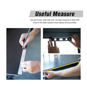 Kit d'outils à main professionnels pour la maison, 228 pièces |   Ensemble <span class=keywords><strong>complet</strong></span> <span class=keywords><strong>de</strong></span> douilles pour quincaillerie |   Boîte à outils robuste pour les réparations et l'entretien à domicile - Product Image 5