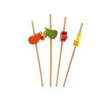 De nombreuses Occasions d'utiliser des brochettes de fruits Barbecue peuvent être utilisées bâtons de bambou respectueux de l'environnement outils antiadhésifs bambou naturel
