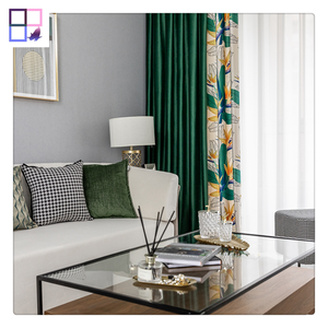 <span class=keywords><strong>Tende</strong></span> di Lusso in <span class=keywords><strong>Velluto</strong></span> <span class=keywords><strong>Verde</strong></span> Scuro Tessuto di Lino <span class=keywords><strong>Tende</strong></span> per Finestre di Casa per Soggiorno e Camera da Letto - Product Image 3