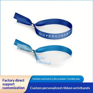 Pulsera de Cinta Personalizada con Logotipo Impreso para Conciertos, Parques Infantiles, Entradas a Parques de Atracciones - Impresión por Transferencia Térmica - Product Image 2
