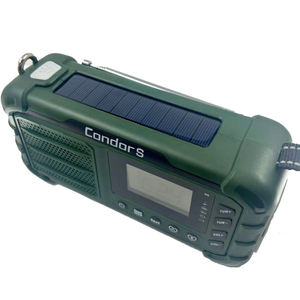Radio de Emergencia Portátil de 10000mAh con Banco de Energía, Bandas AM/<span class=keywords><strong>FM</strong></span>/WB, Carga Solar y Manual, Linterna LED y Altavoz Integrado - Product Image 6