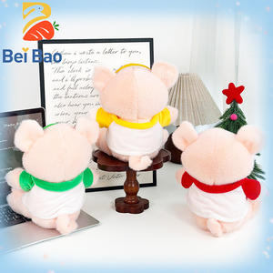 Lindo Cerdo Deportivo de Peluche de Ocho Pulgadas (10-20 cm), Gordo, con Número, Animales de Peluche Suaves, Juguetes, Muñecas para Niños - Product Image 5