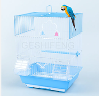 Cage à oiseaux de perroquet de perruche en métal de fer Offre Spéciale Cage à oiseaux de petite taille avec la taille de bonne qualité 30 22 38cm/4
