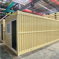 Bureau de chantier portable Lizheng, conteneur pliable, préfabriqué, modulaire, pour salle de direction