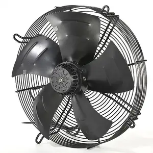 Alta Qualidade 400Mm Ac Axial Fan 5 Lâminas Axial Exaustor Rotor Externo Motor Impulsor Ventiladores de Fluxo Axial