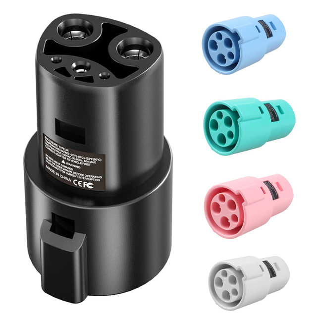 High Quality EV Charging Adapter J1772 Type 1 to Telsa Charging Adapter for Tesla Electrical Vehicle