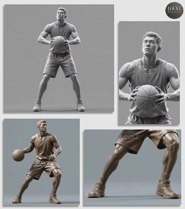 Statua Personalizzata in Vetroresina <span class=keywords><strong>di</strong></span> Giocatore <span class=keywords><strong>di</strong></span> <span class=keywords><strong>Basket</strong></span>, Decorazione da Giardino per Esterni, Scultura Ornamentale - Product Image 2