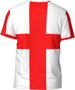 T-<span class=keywords><strong>shirt</strong></span> homme Fitspi en gros à manches courtes, col rond, imprimé 3D personnalisé drapeau national, vente en gros - Product Image 2