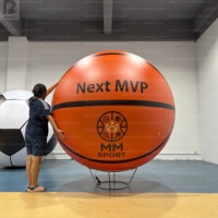 Ballon de basket gonflable géant personnalisé avec logo, ballon de basket gonflable en PVC imperméable pour la publicité sportive