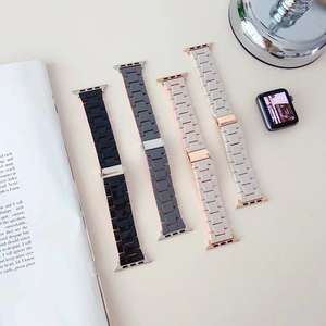 Lwatch Series 38/40/42/44/45mm Correa de reloj de resina inteligente de acero inoxidable - Product Image 2